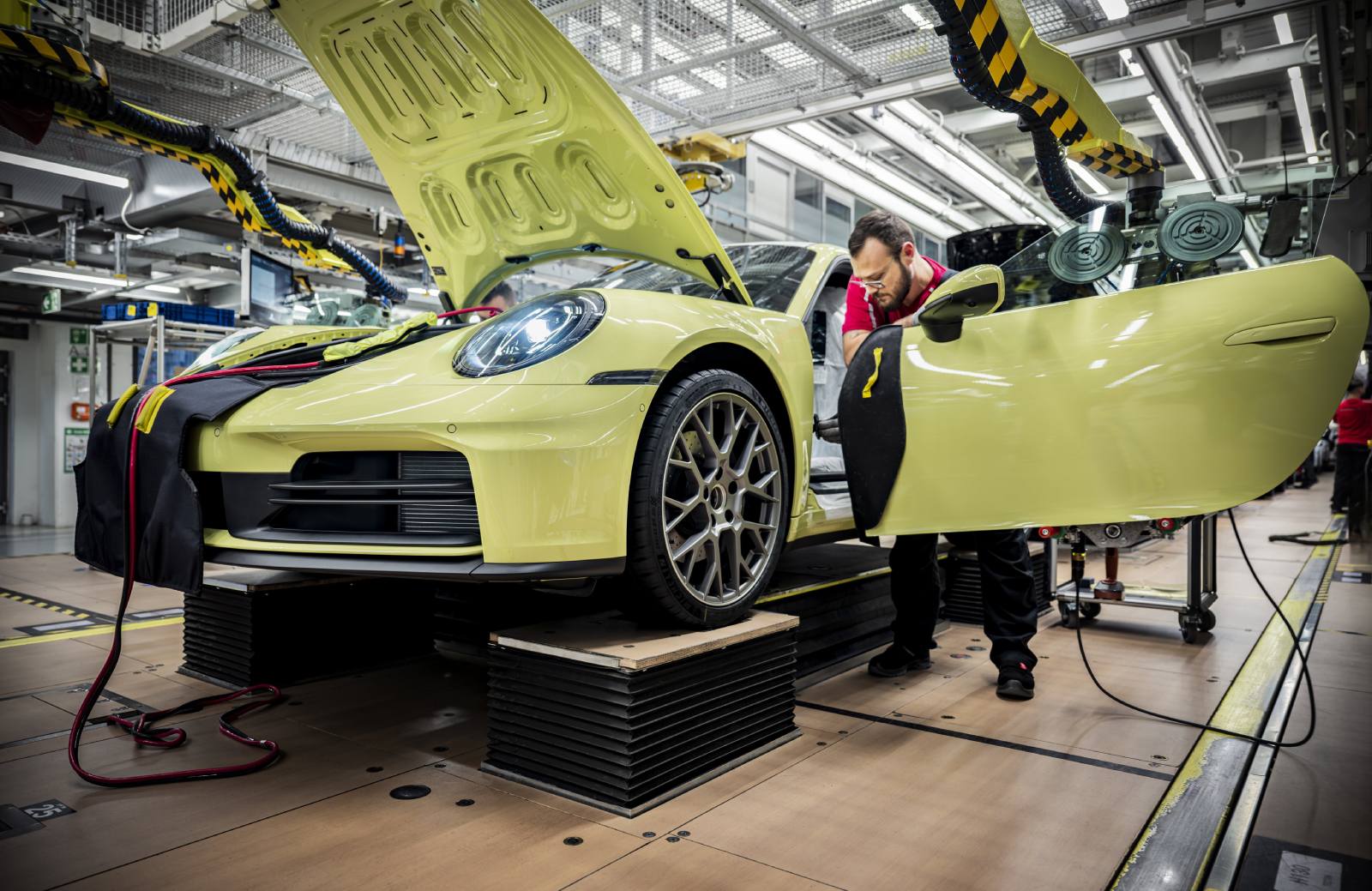 Porsche 911 fabriek bouw