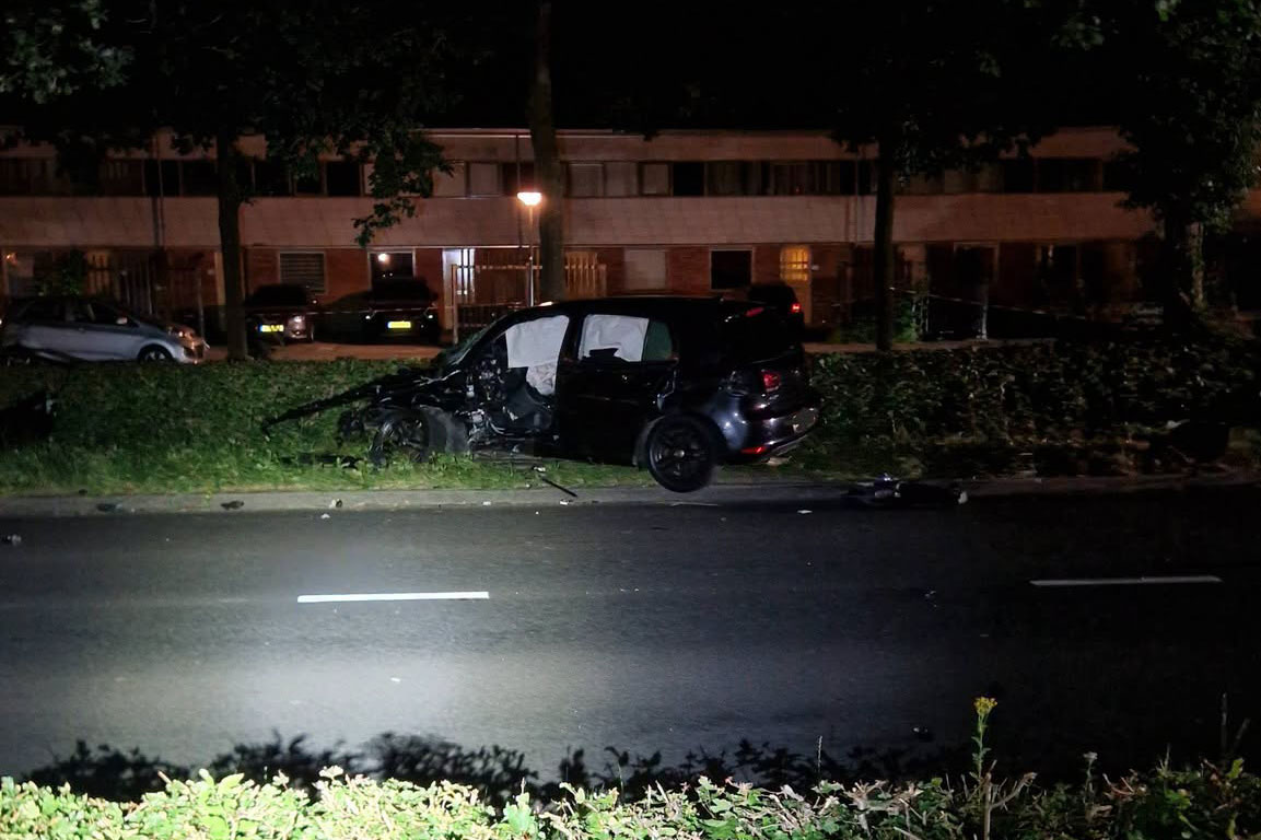 Audi RS3 crash Almere