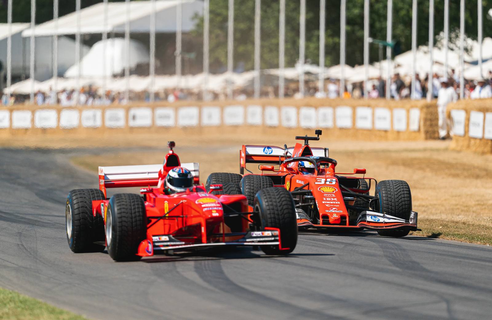 Ferrari F1-auto's Goodwood FoS