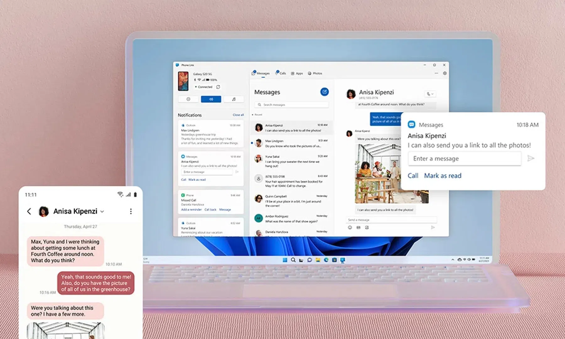 De nieuwe verbinding tussen Windows 11 en je smartphone