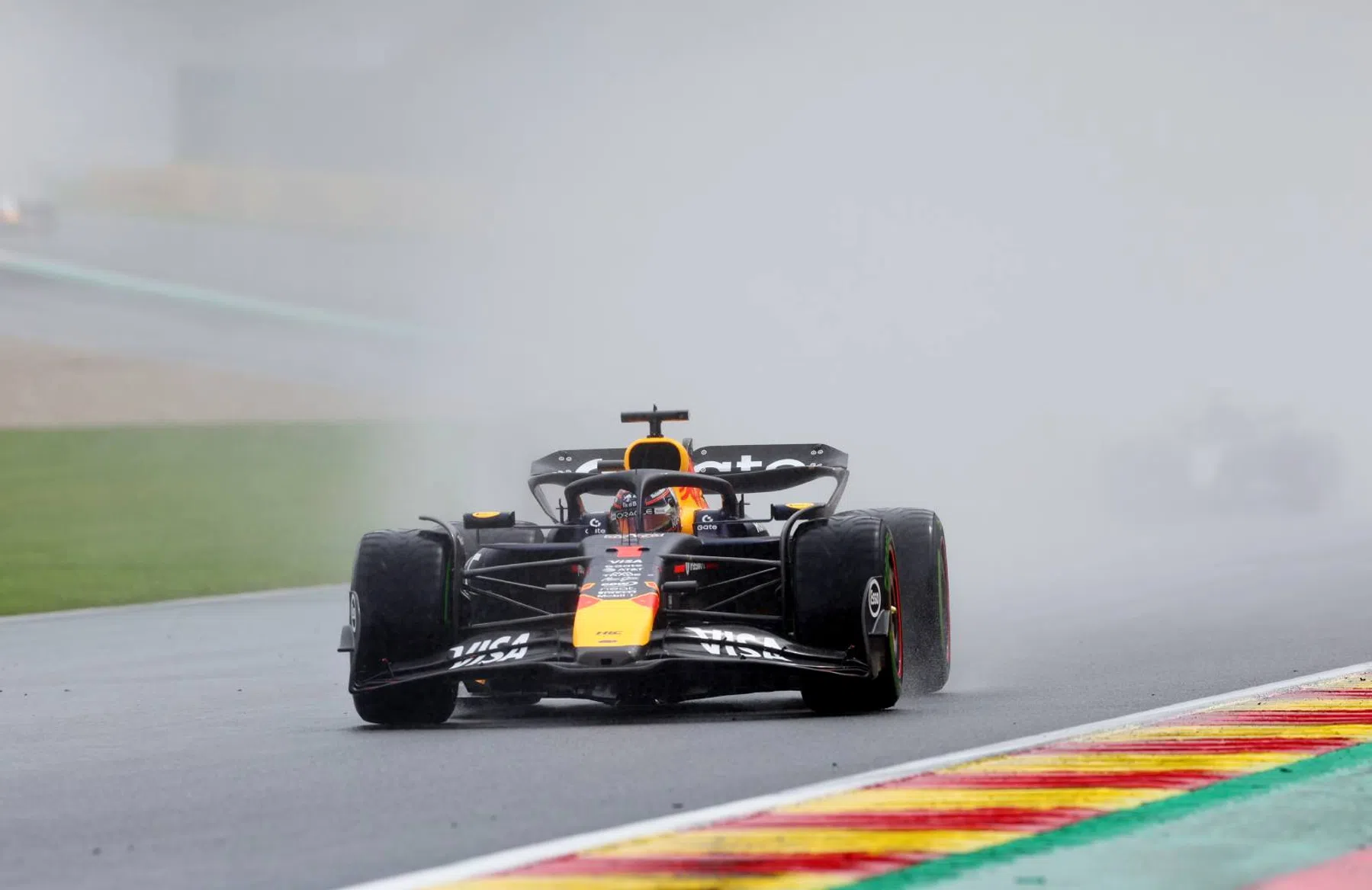 Verstappen Belgie 2025 regen