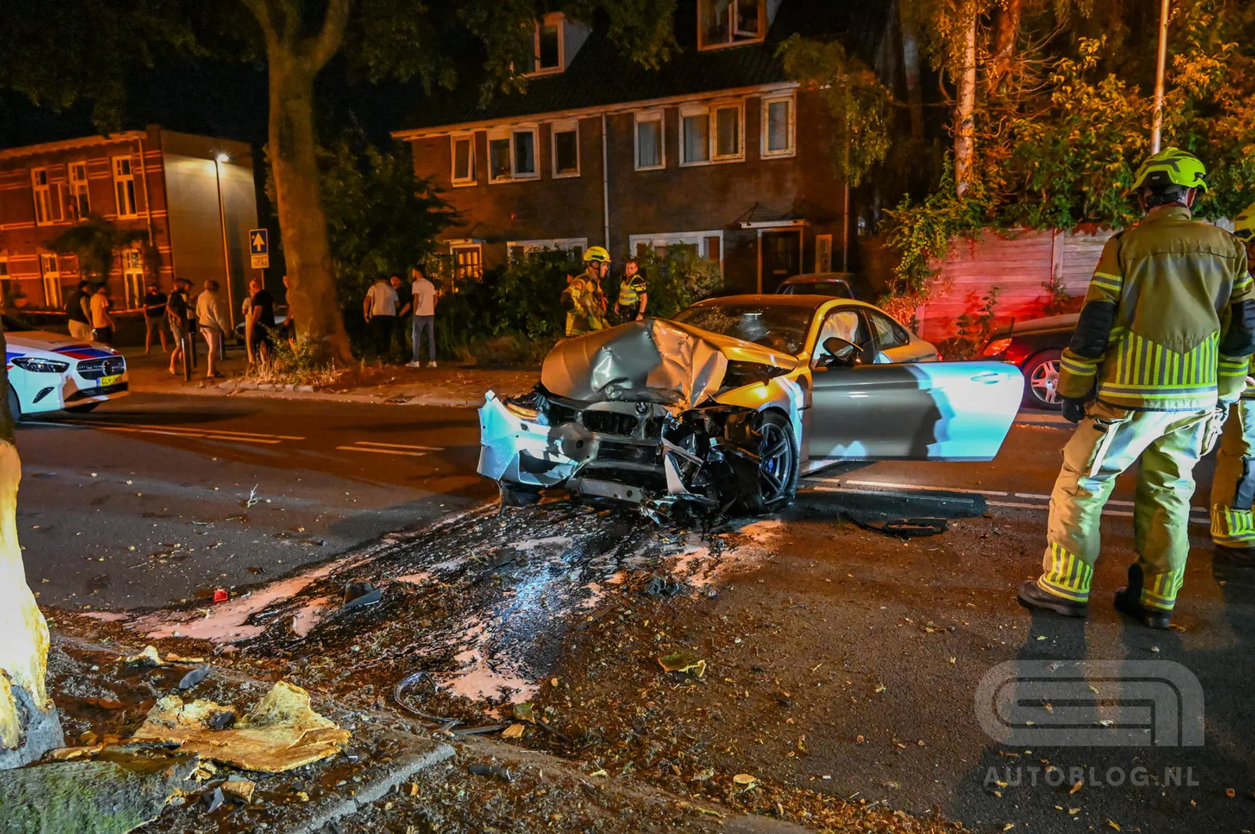 BMW M4 crash