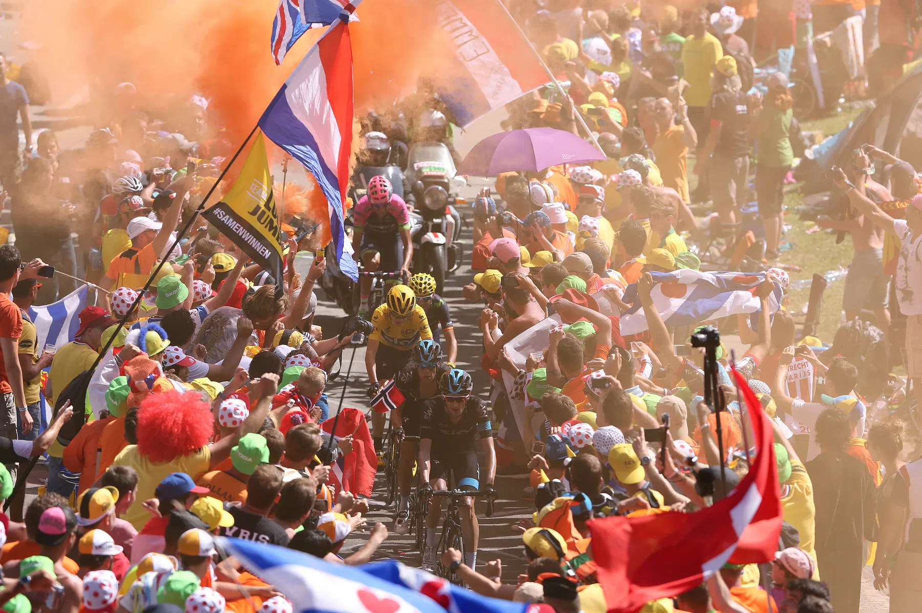 Alpe d'Huez bocht 7