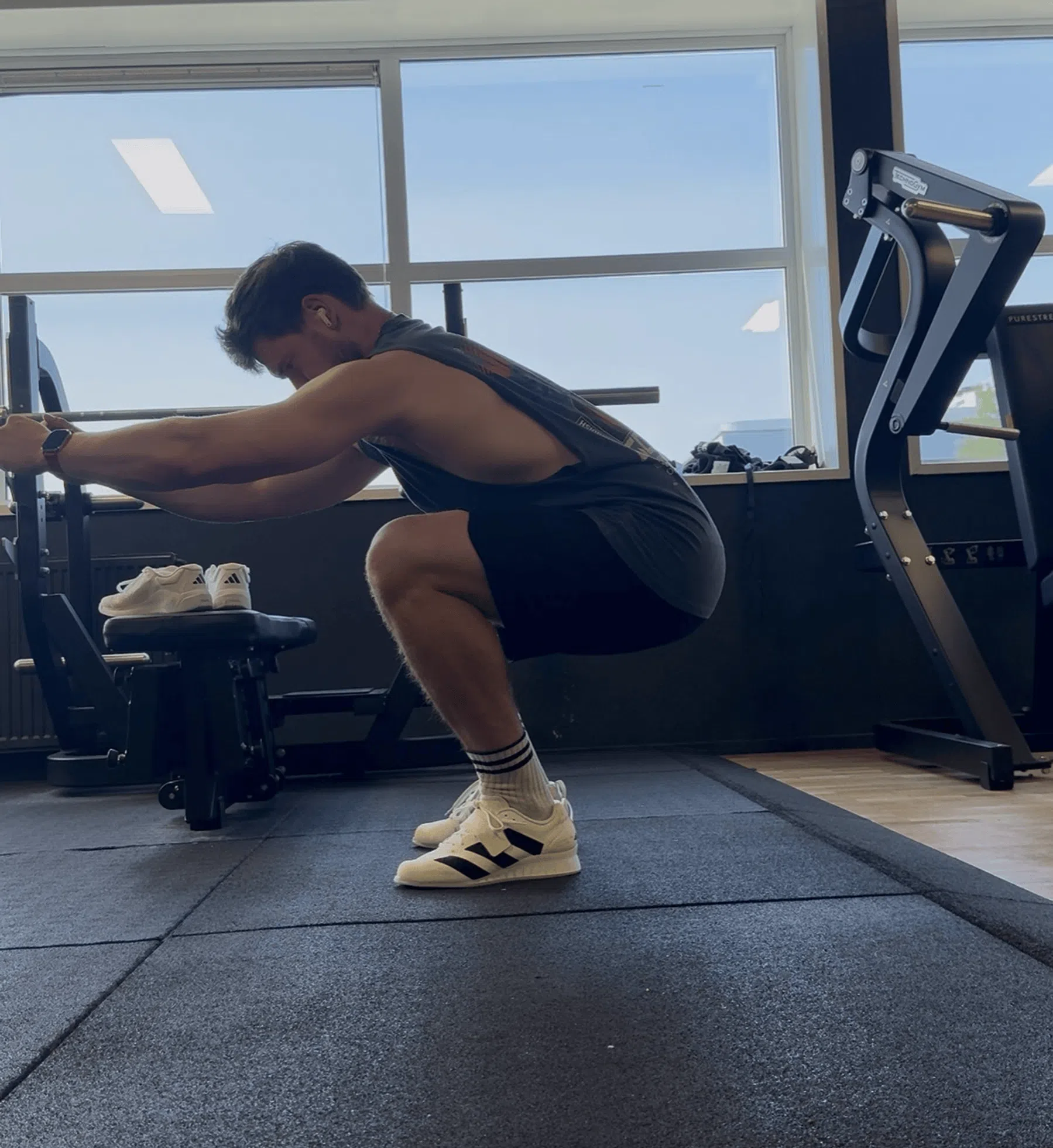 Kevin squat met adipower 3