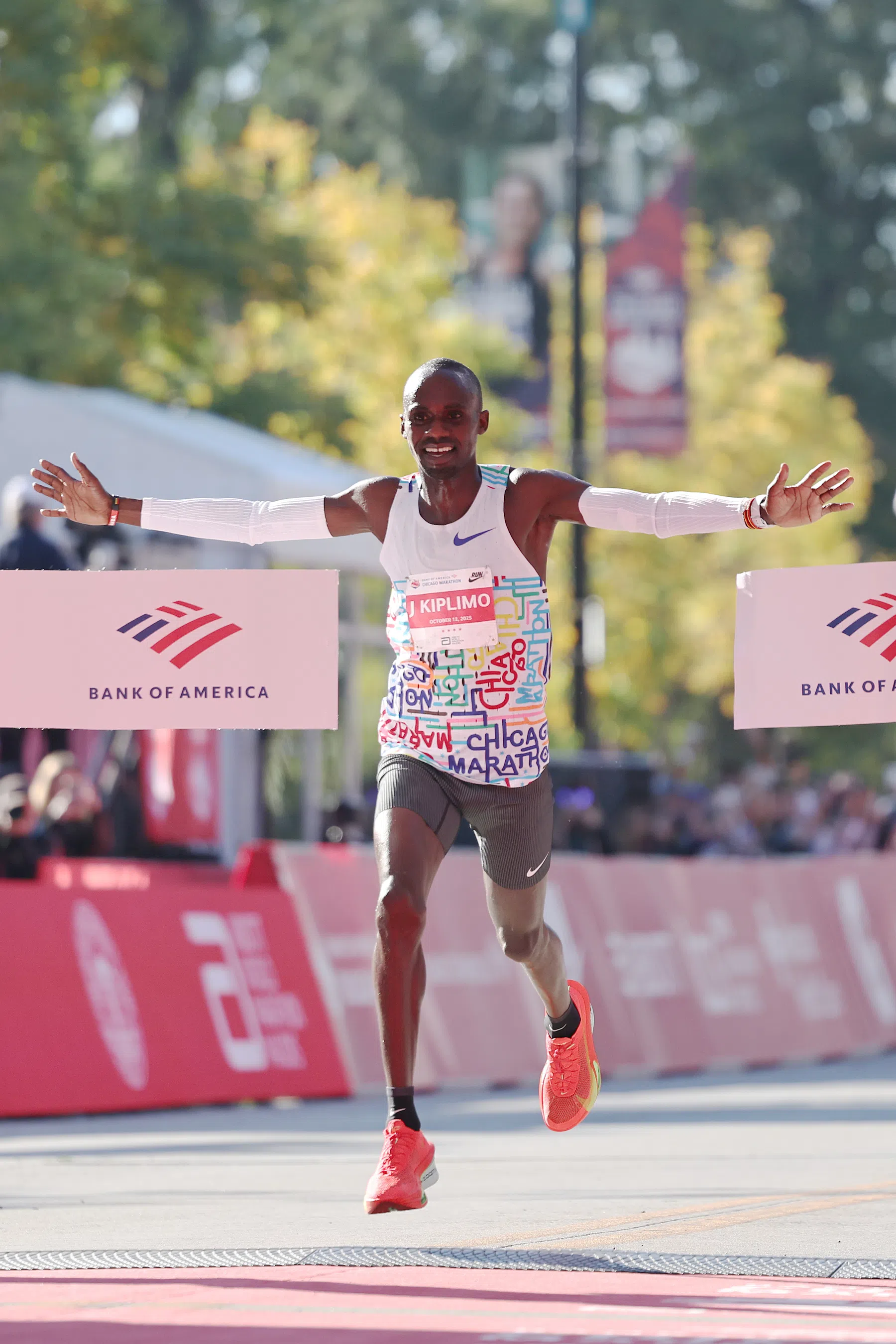 Vorig jaar won Jacob Kiplimo de Chicago Marathon in 2.02.23
