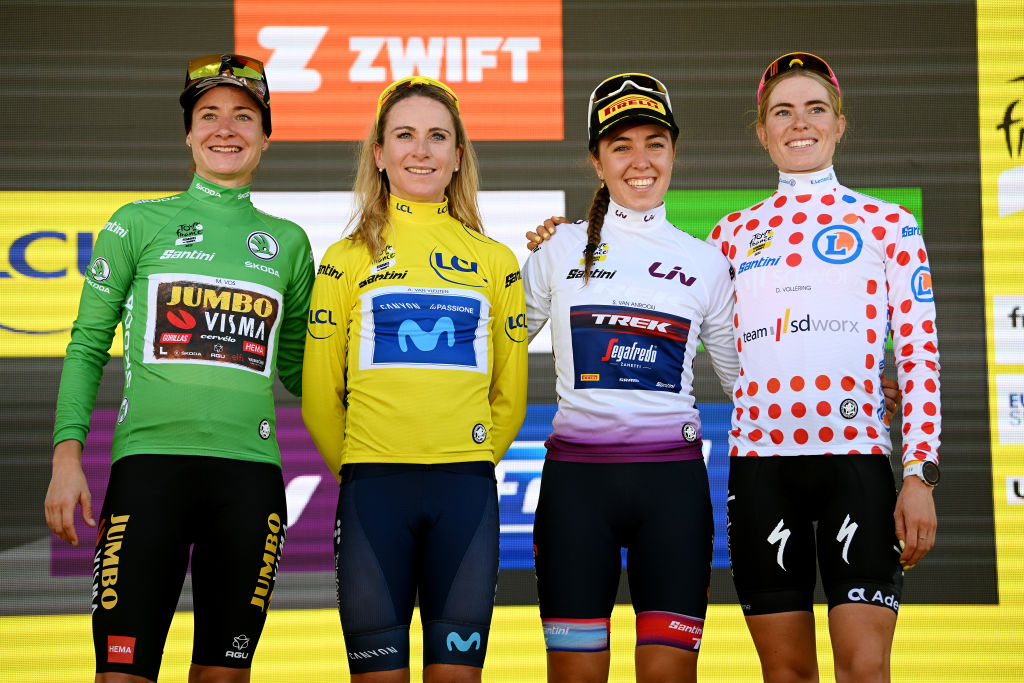 Tour de France Femmes 2022: alle truien gewonnen door Nederlandse renners