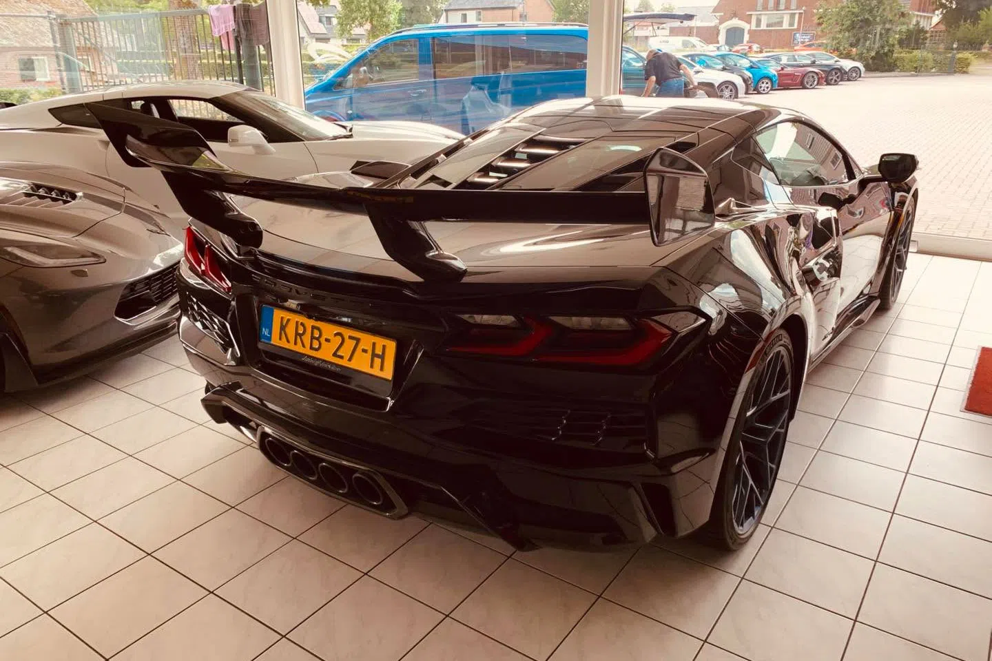 Corvette ZR1 Nederlands kenteken