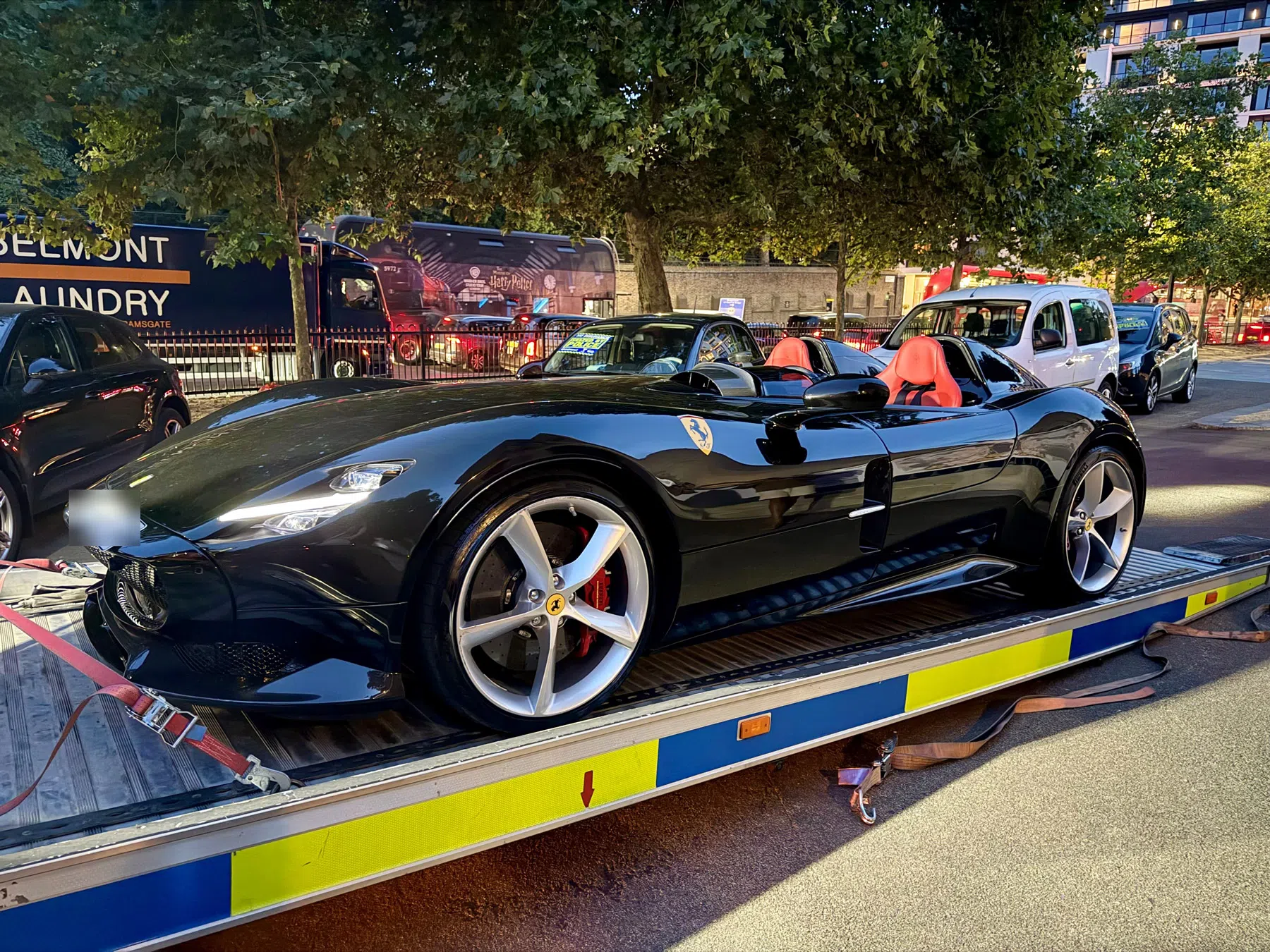Ferrari Monza in beslag genomen