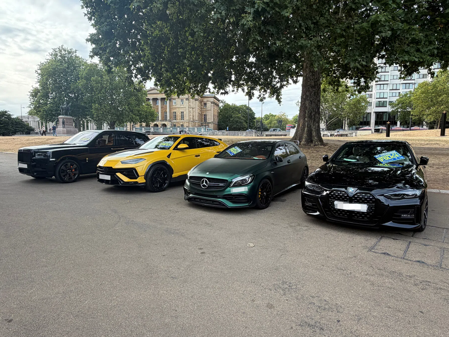 Auto's in beslag genomen