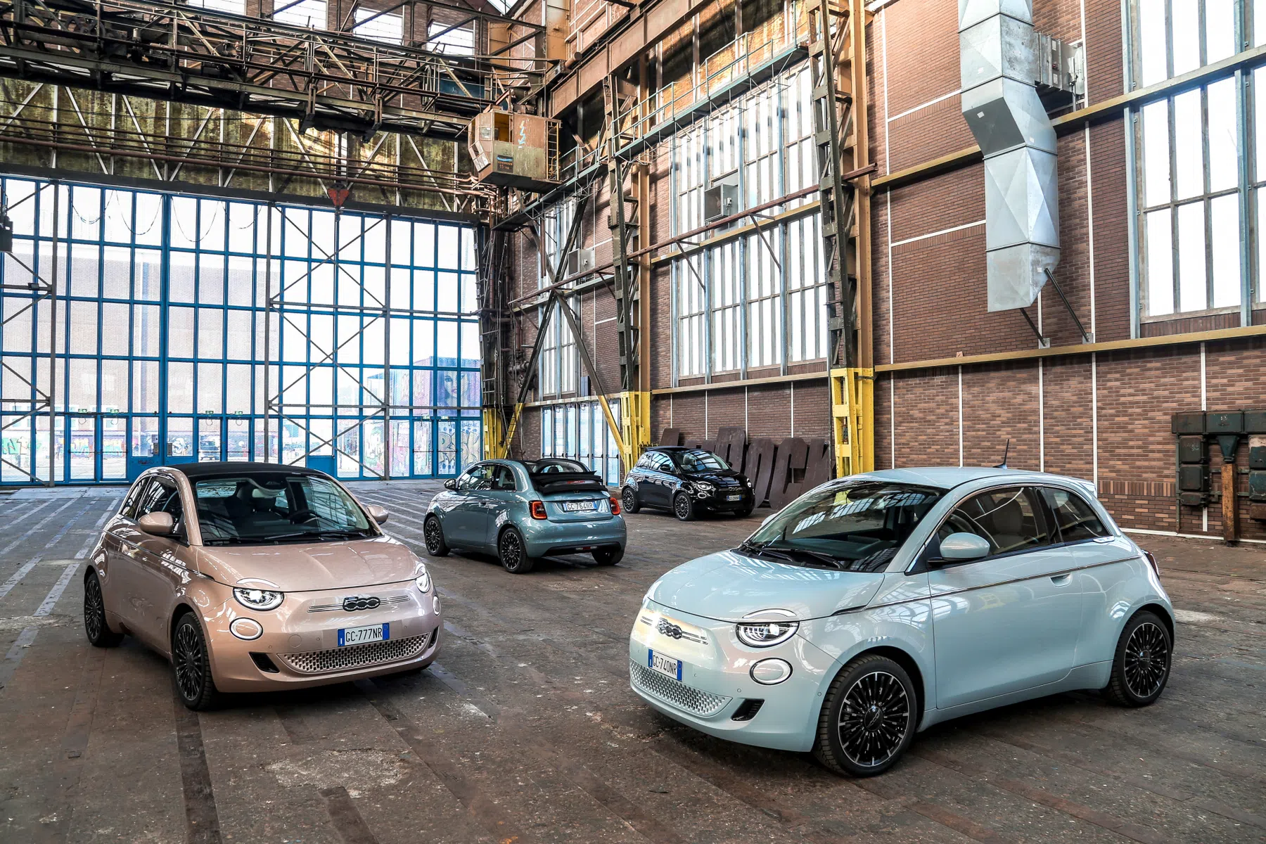 Fiat 500e modellen
