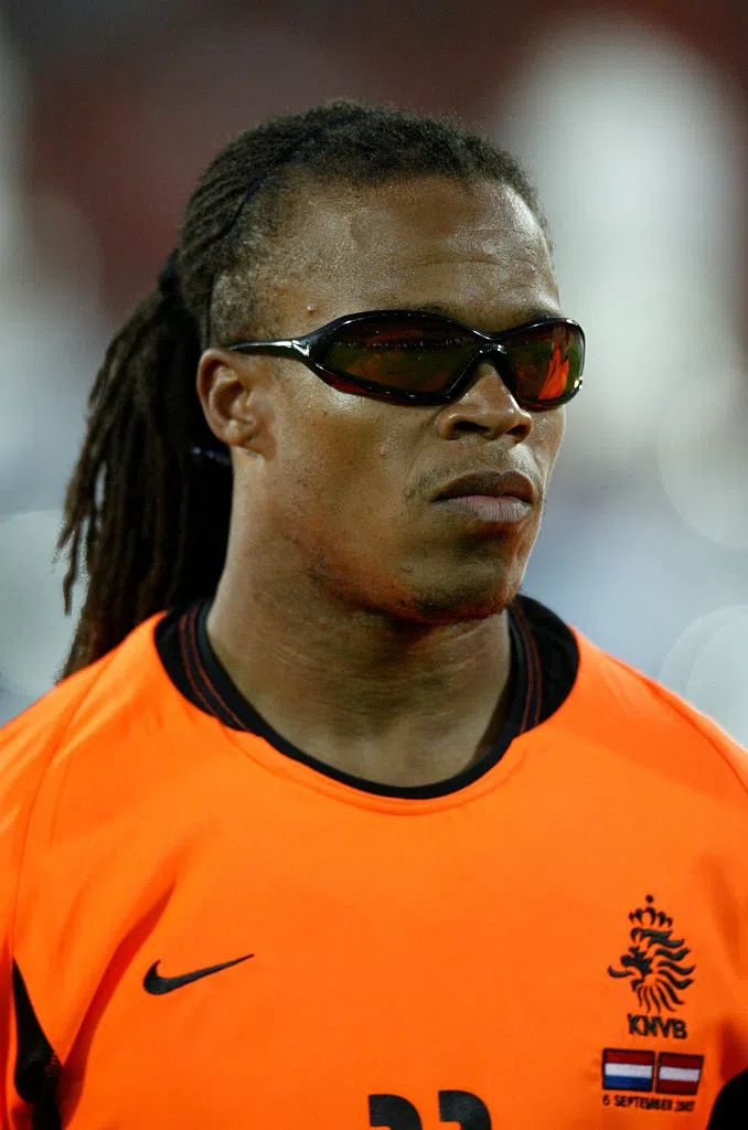 Edgar Davids voor het Nederlands elftal in 2004