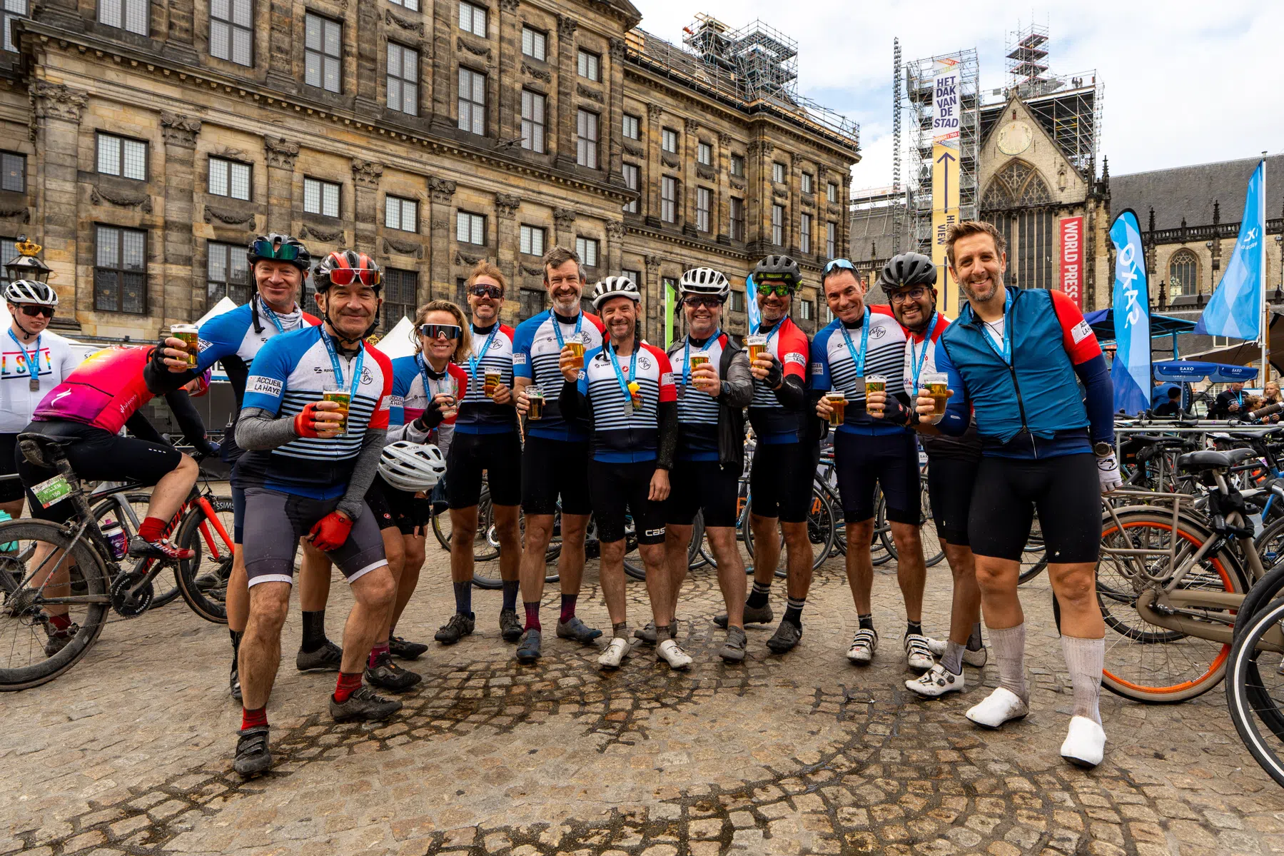 Saxo Dam tot Dam FietsClassic - De Dam in Amsterdam