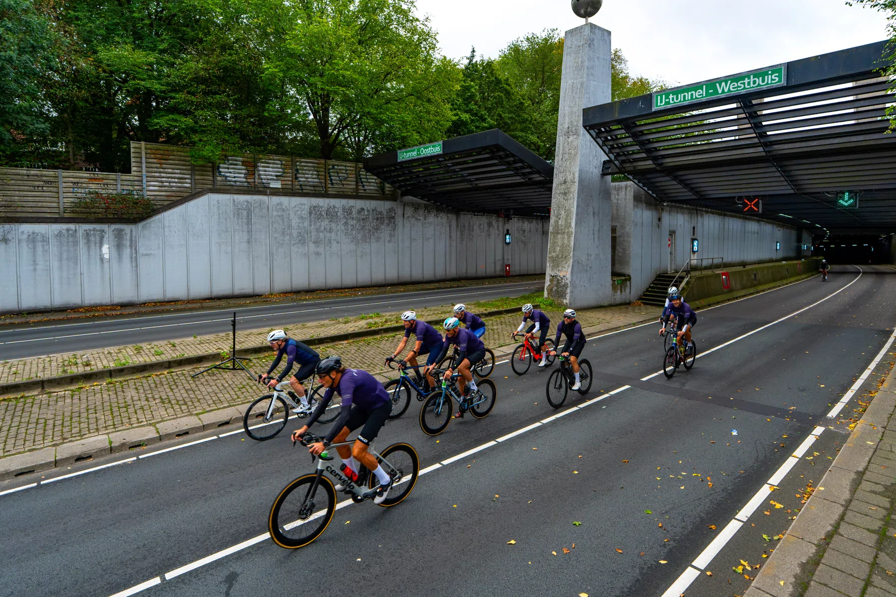 Saxo Dam tot Dam FietsClassic - IJtunnel passage