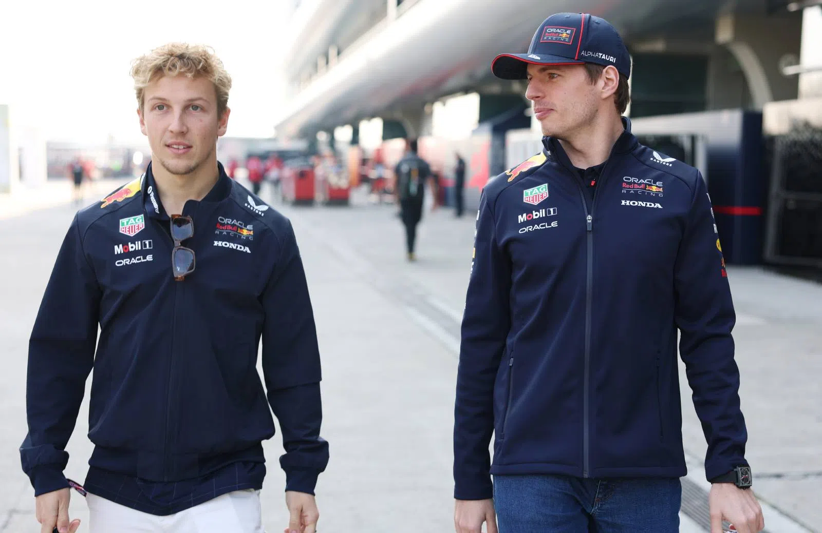 Verstappen en Lawson