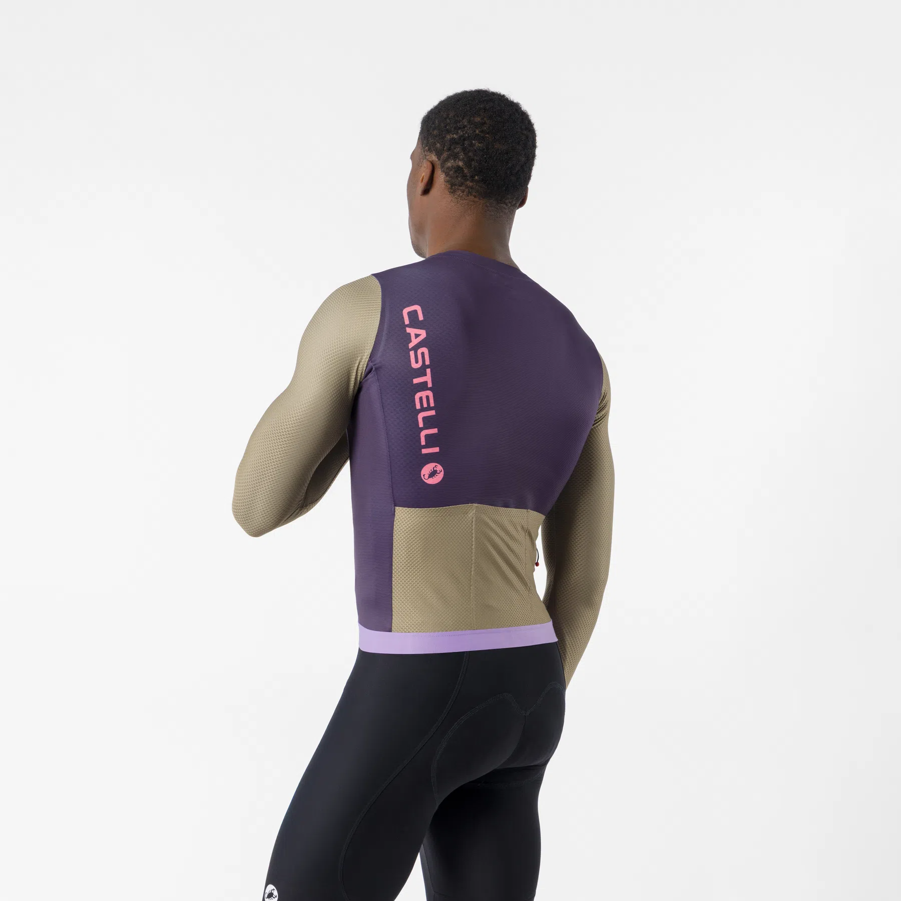 Men's jersey in Night Shade/Elmwood-Rosa Giro