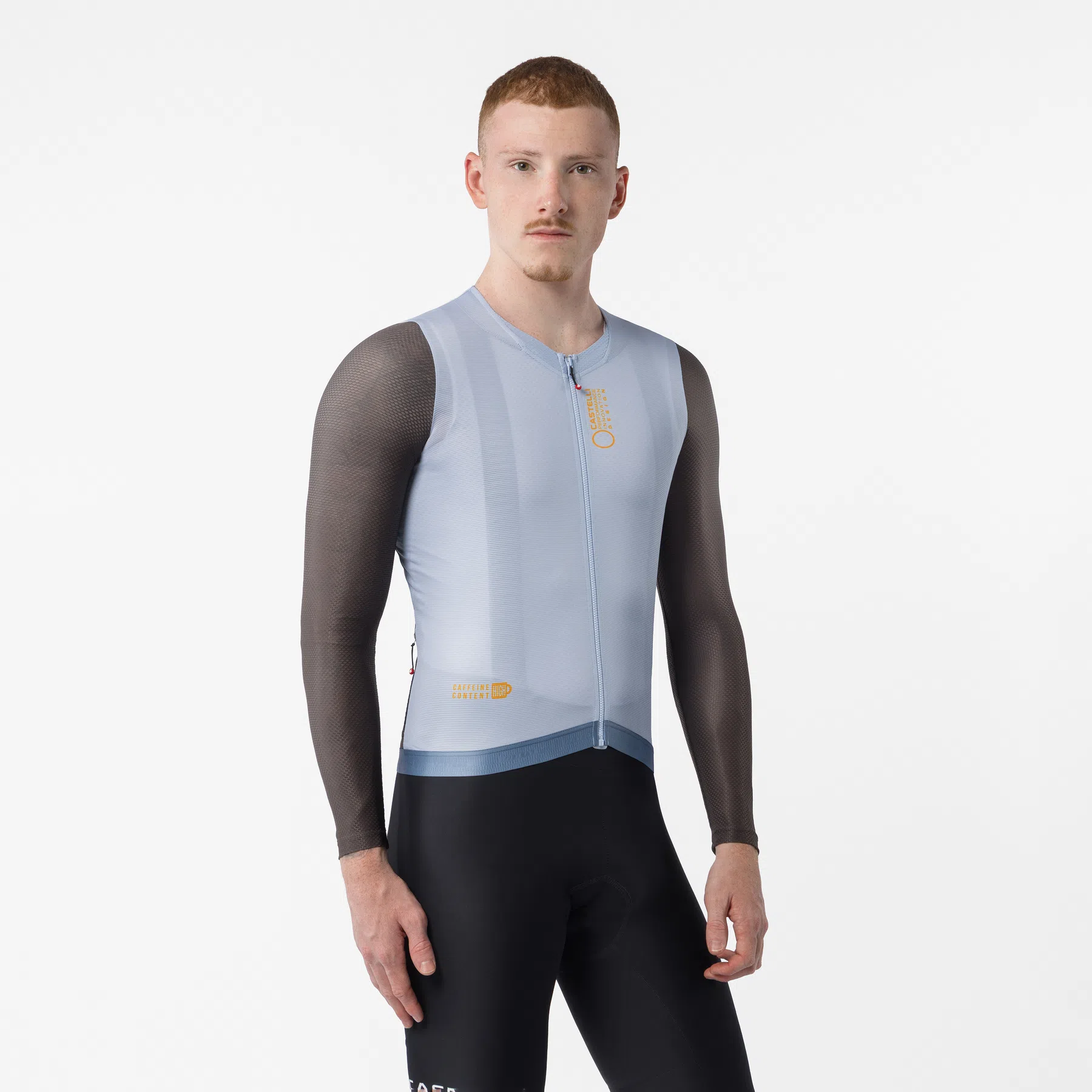 Men's jersey in Steel Fade/Chestnut-Vivid