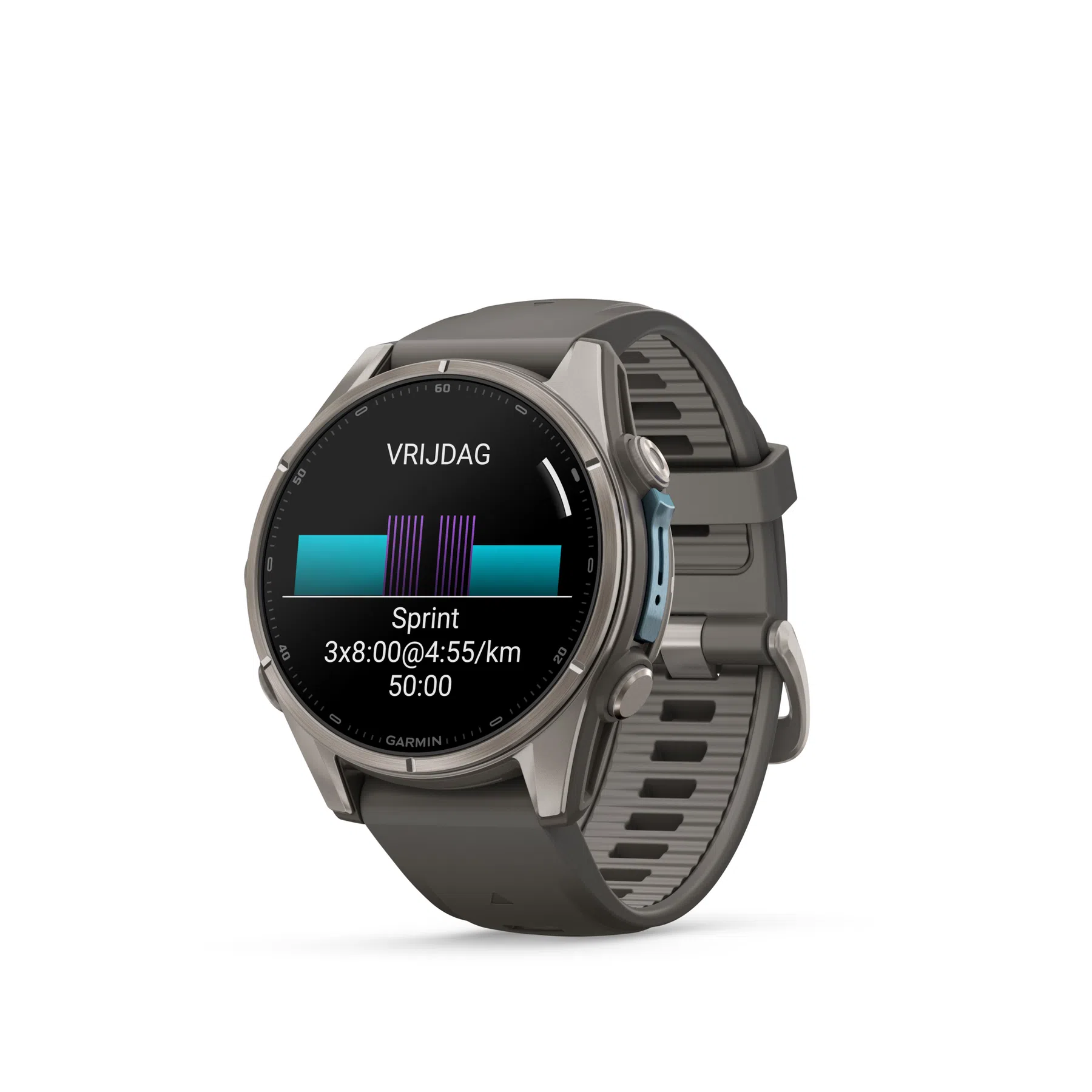 Fenix 9 43 mm Titanium Pebble Grey