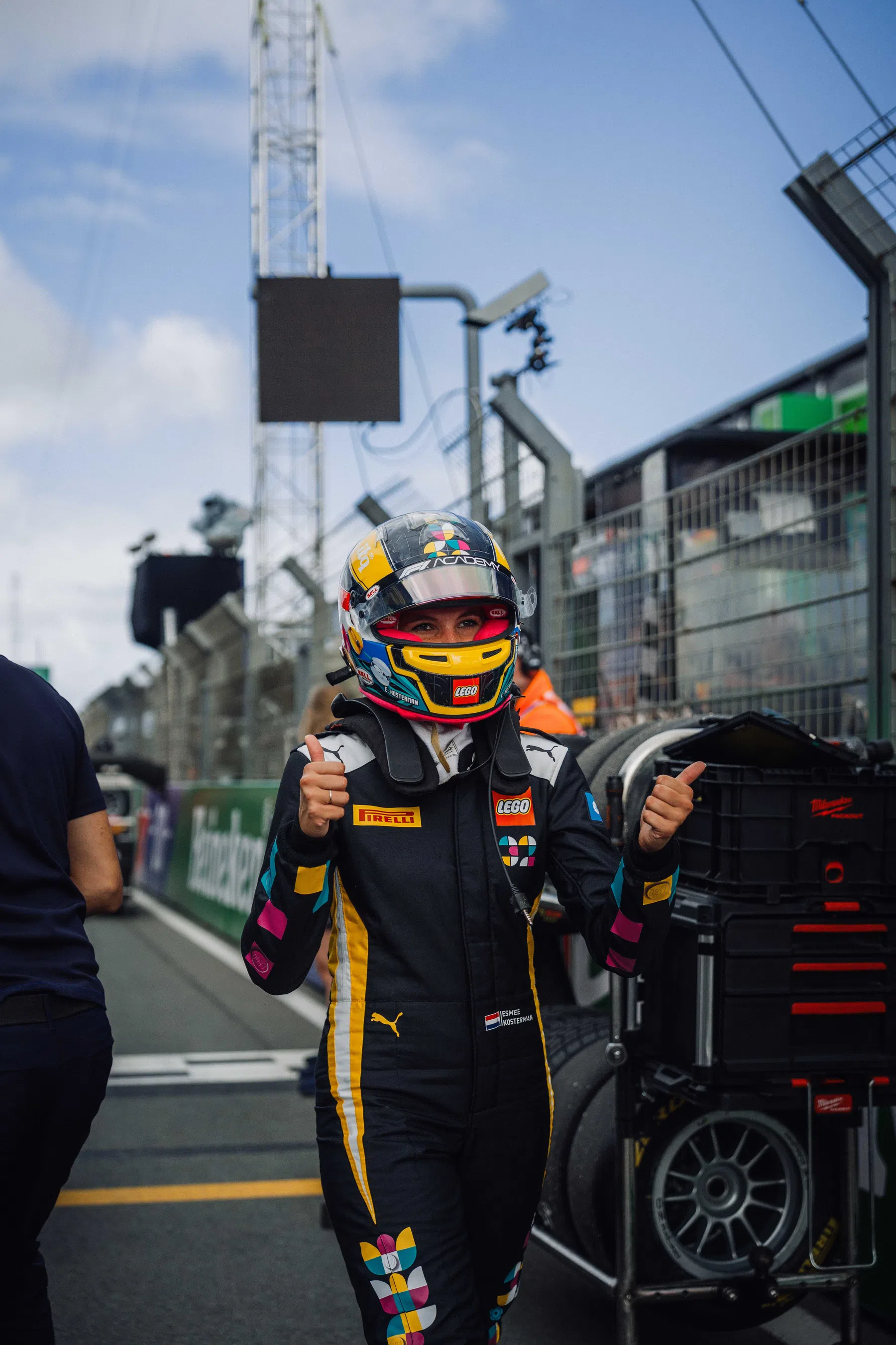 Esmee kosterman op het circuit