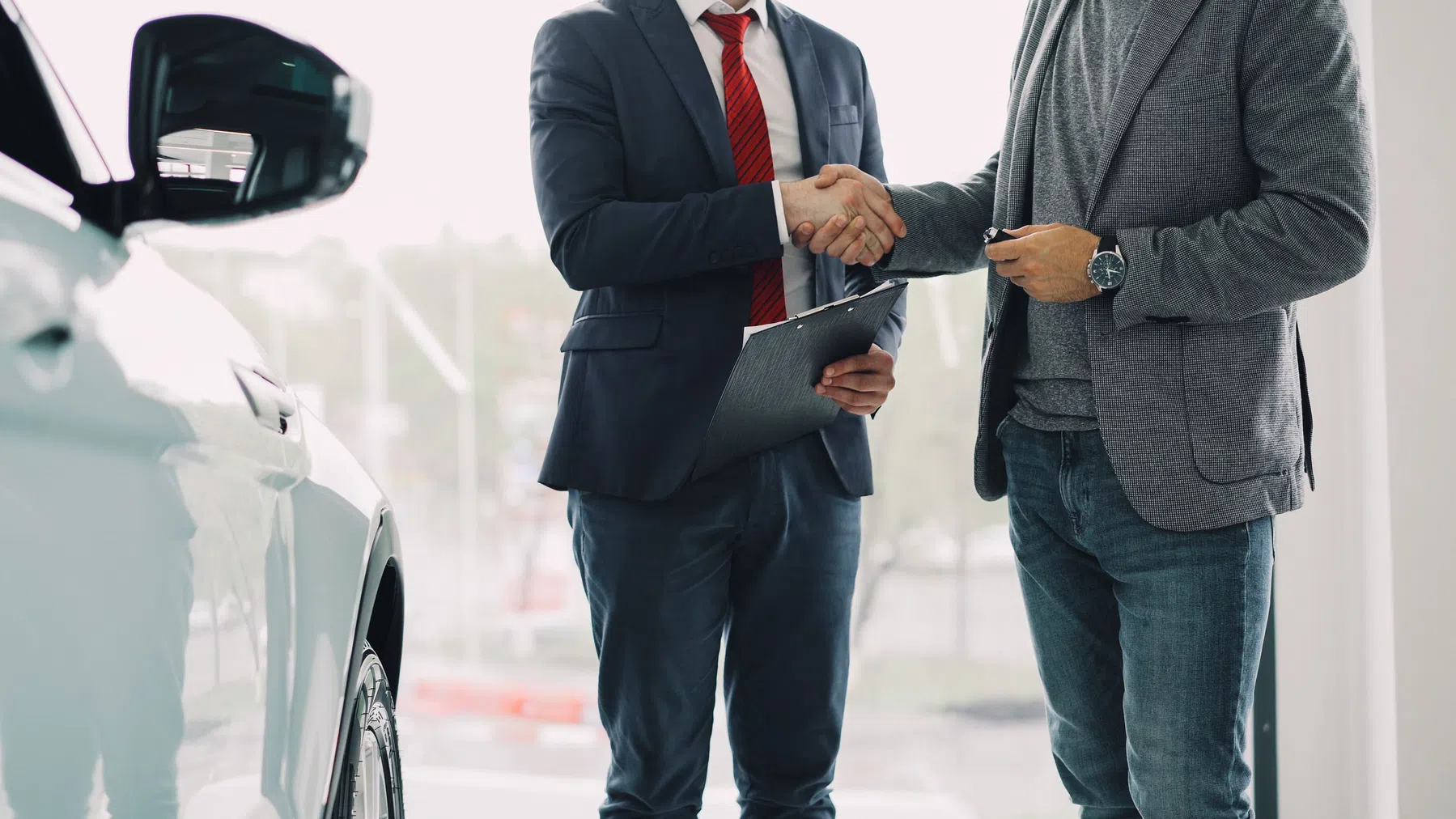 Lease auto tekenen