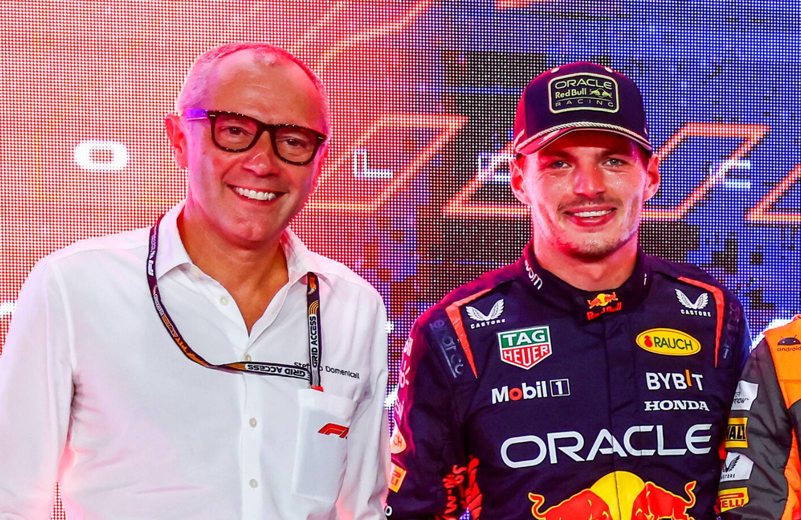 Domenicali en verstappen