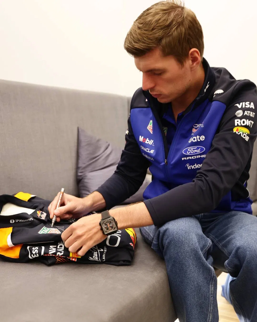 Max Verstappen handtekening racepak Zandvoort