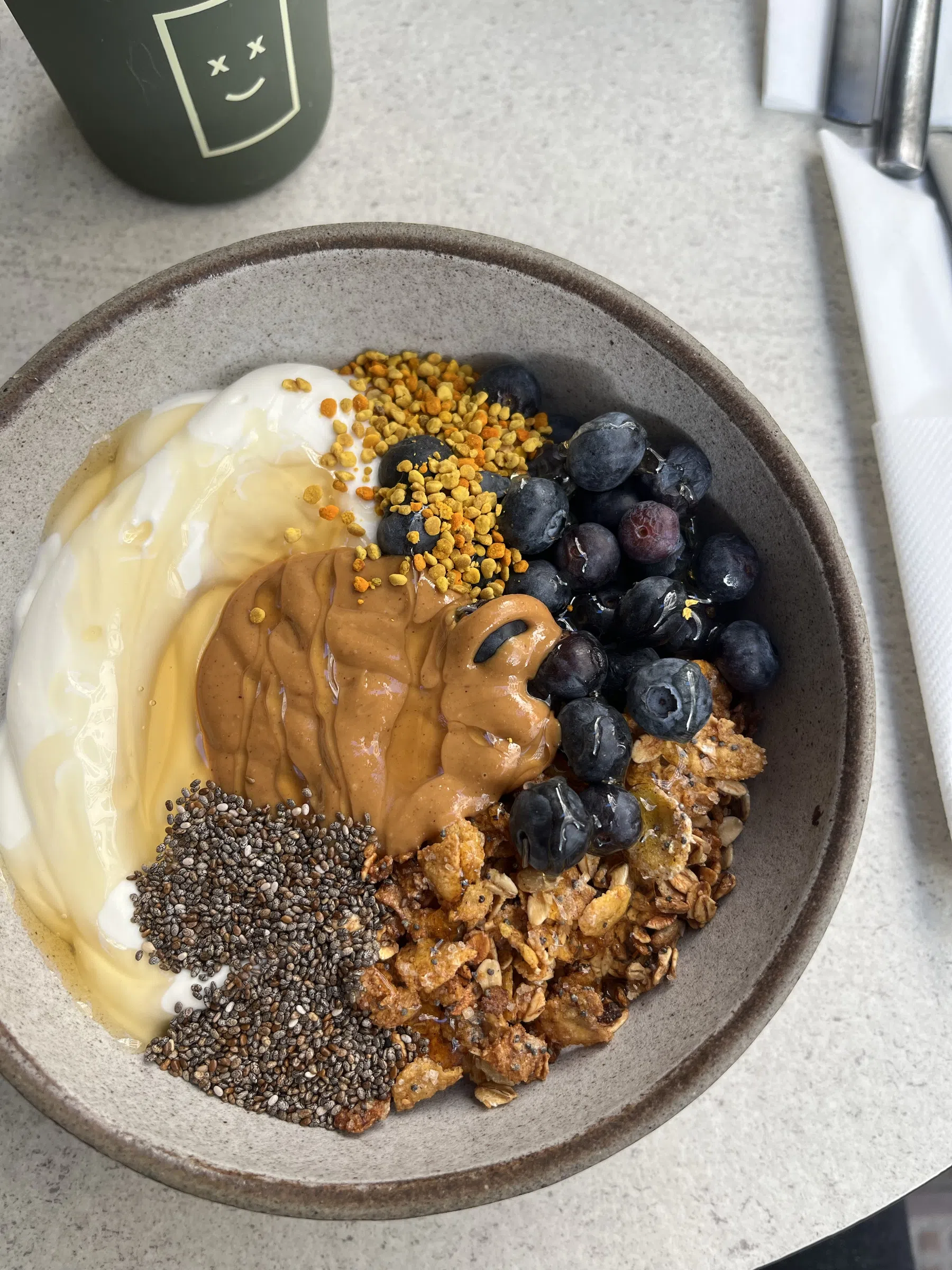 ontbijt griekse yoghurt bowl