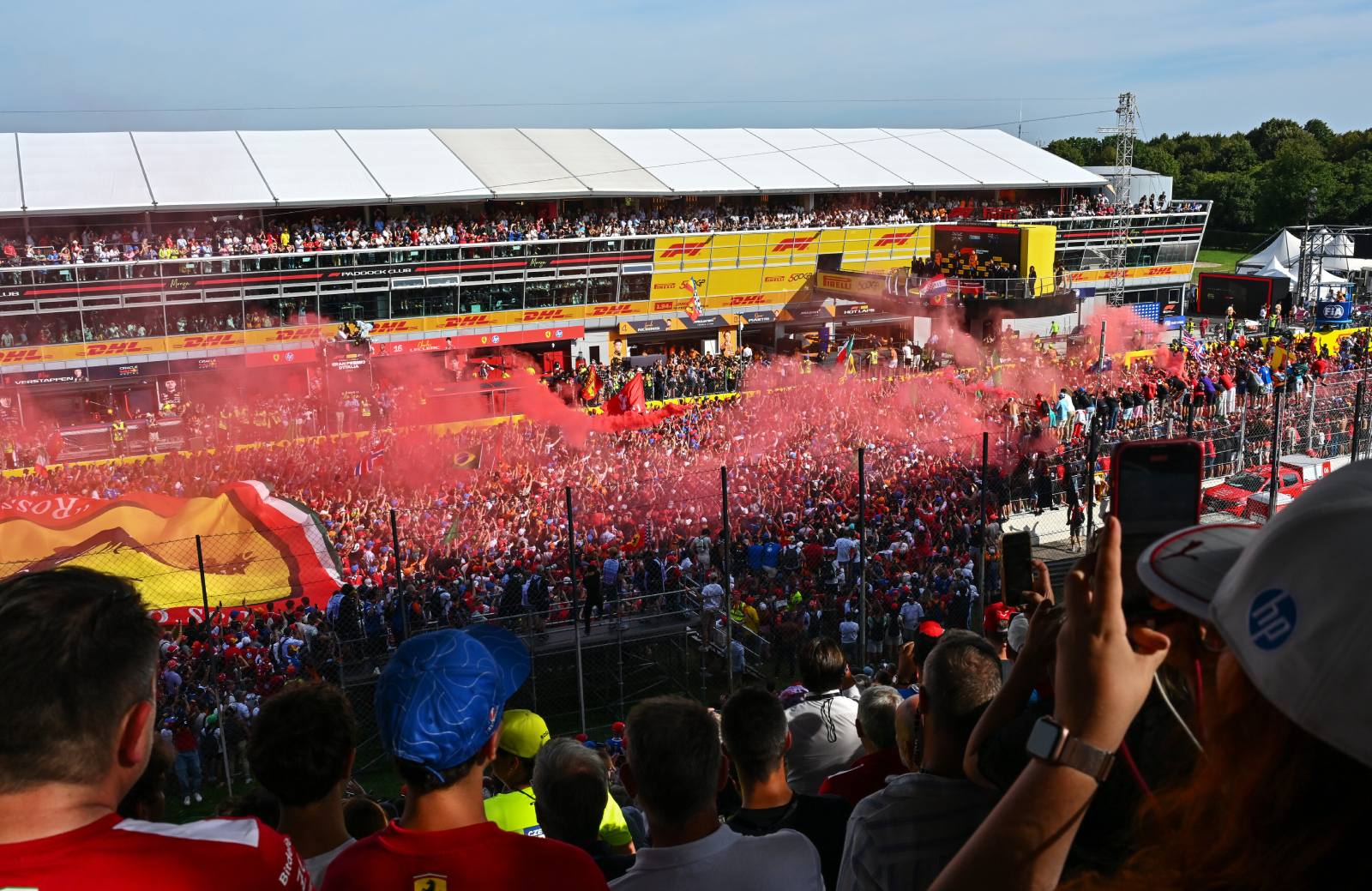 F1 Monza podium