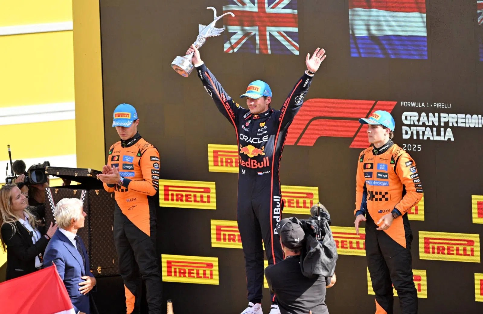 Verstappen wint Monza 2025