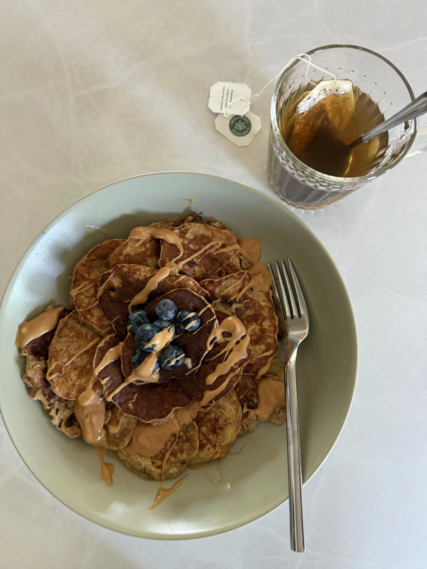 bananenpannenkoekjes met pindakaas