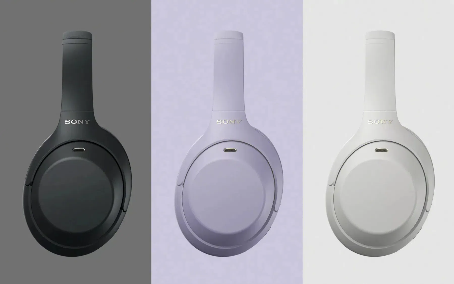 De nieuwe koptelefoon in drie kleuren