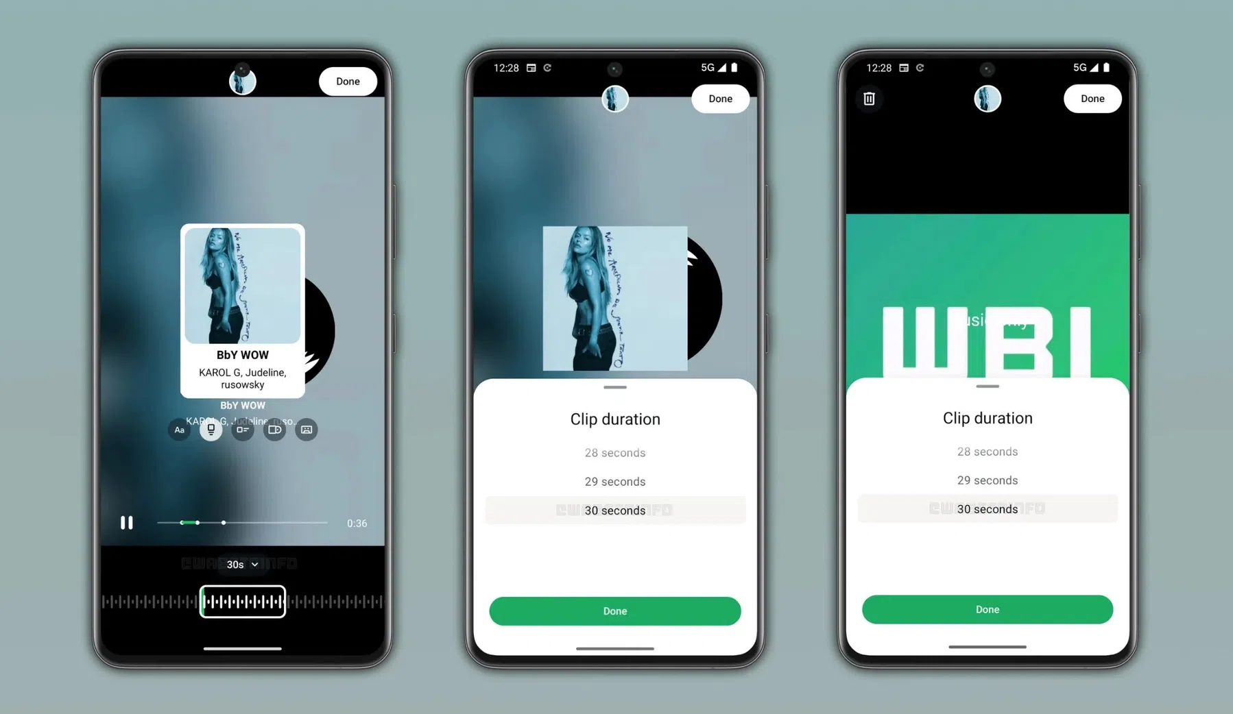 De nieuwe opties binnen WhatsApp