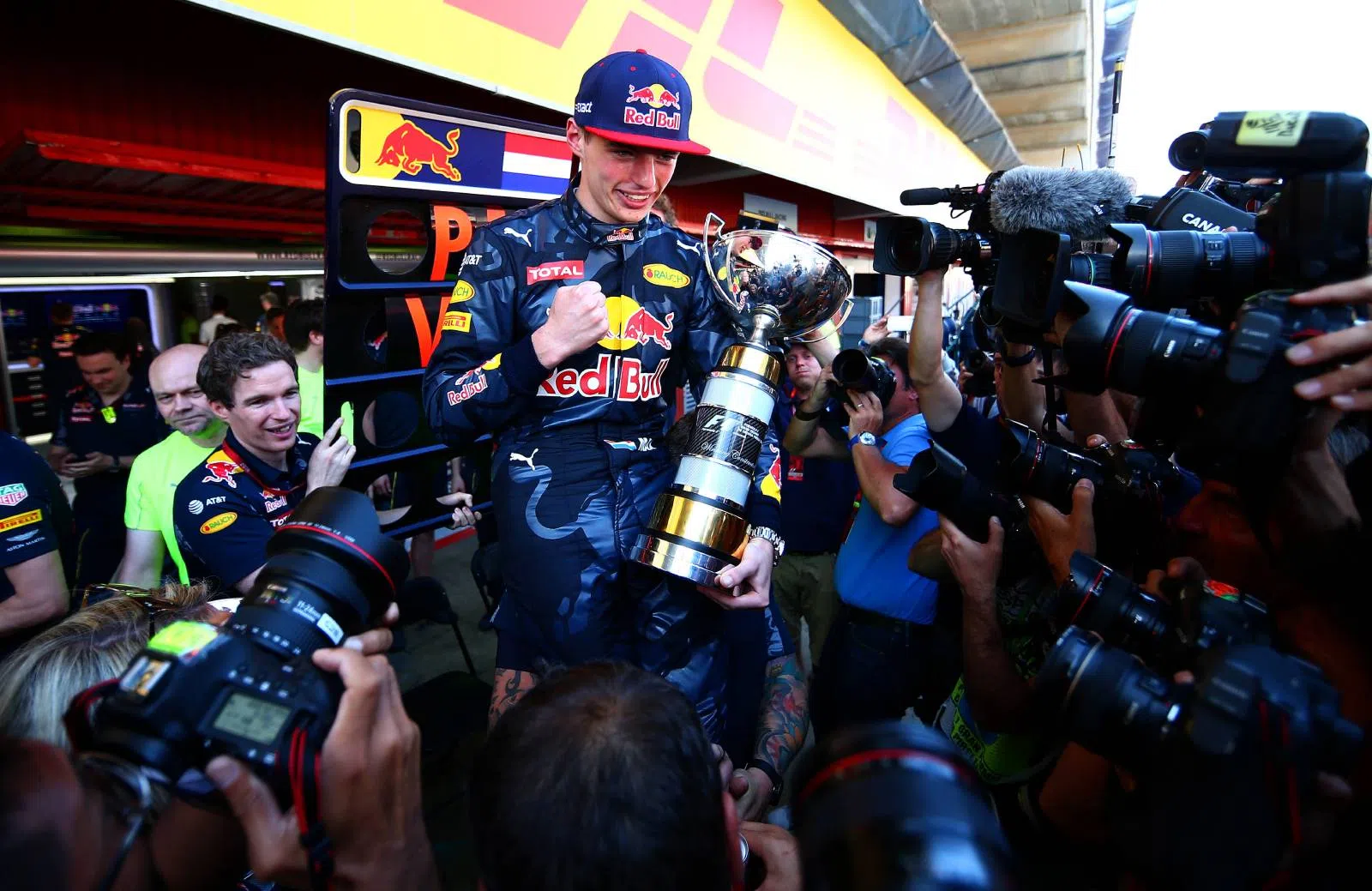 Verstappen Spanje 2016