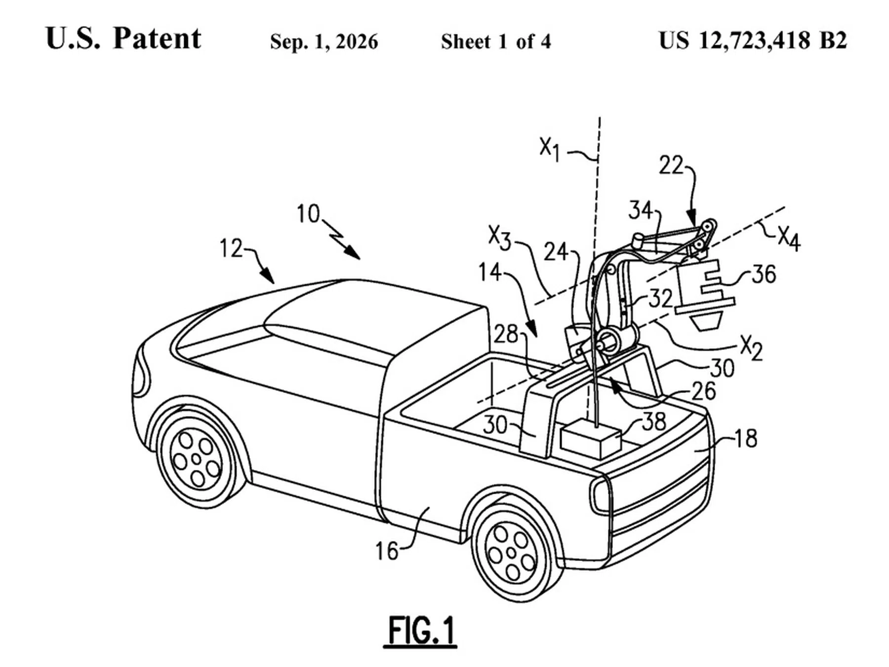 Ford pickup patent