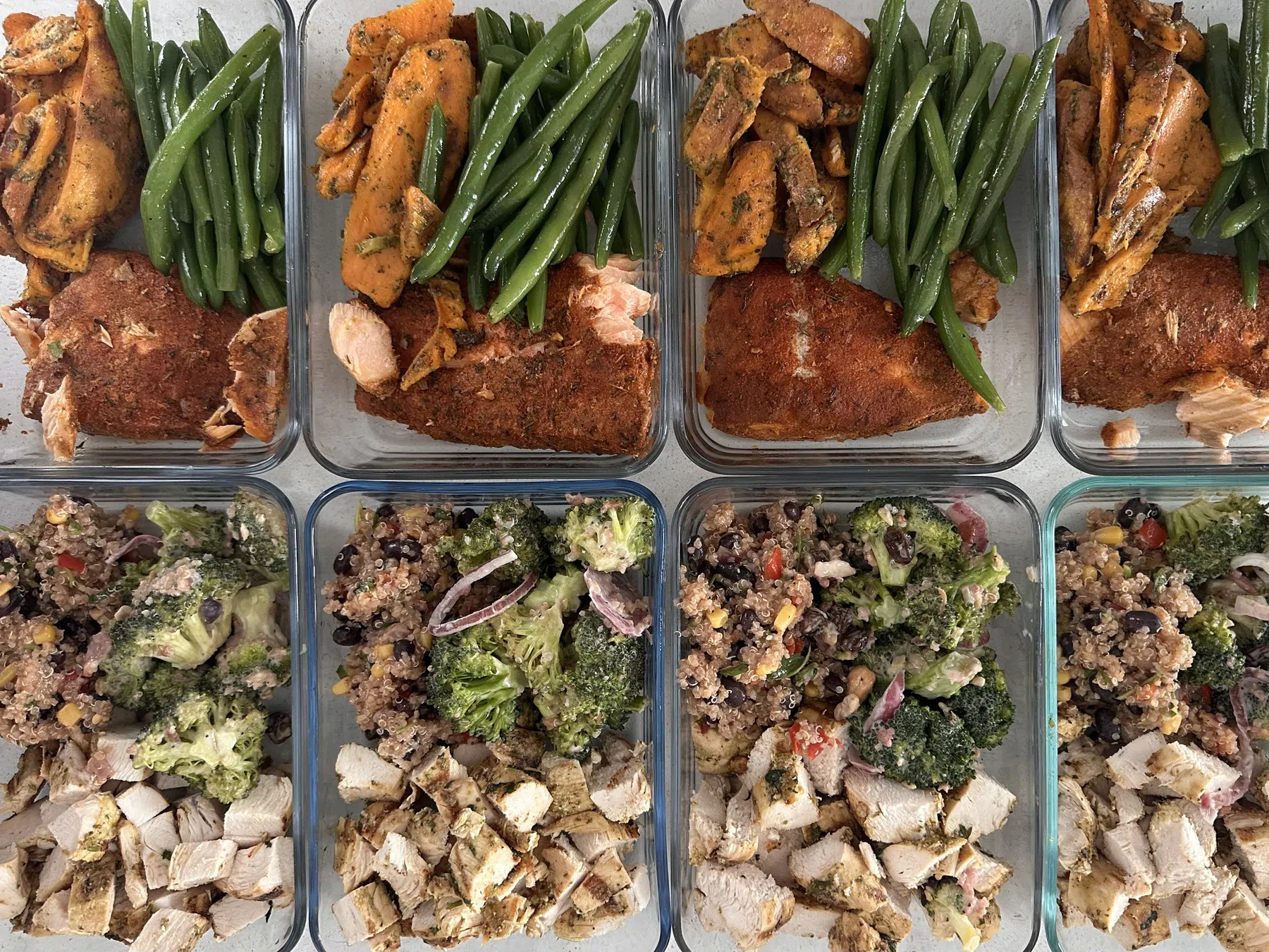 Eiwitrijke gerechten mealprep
