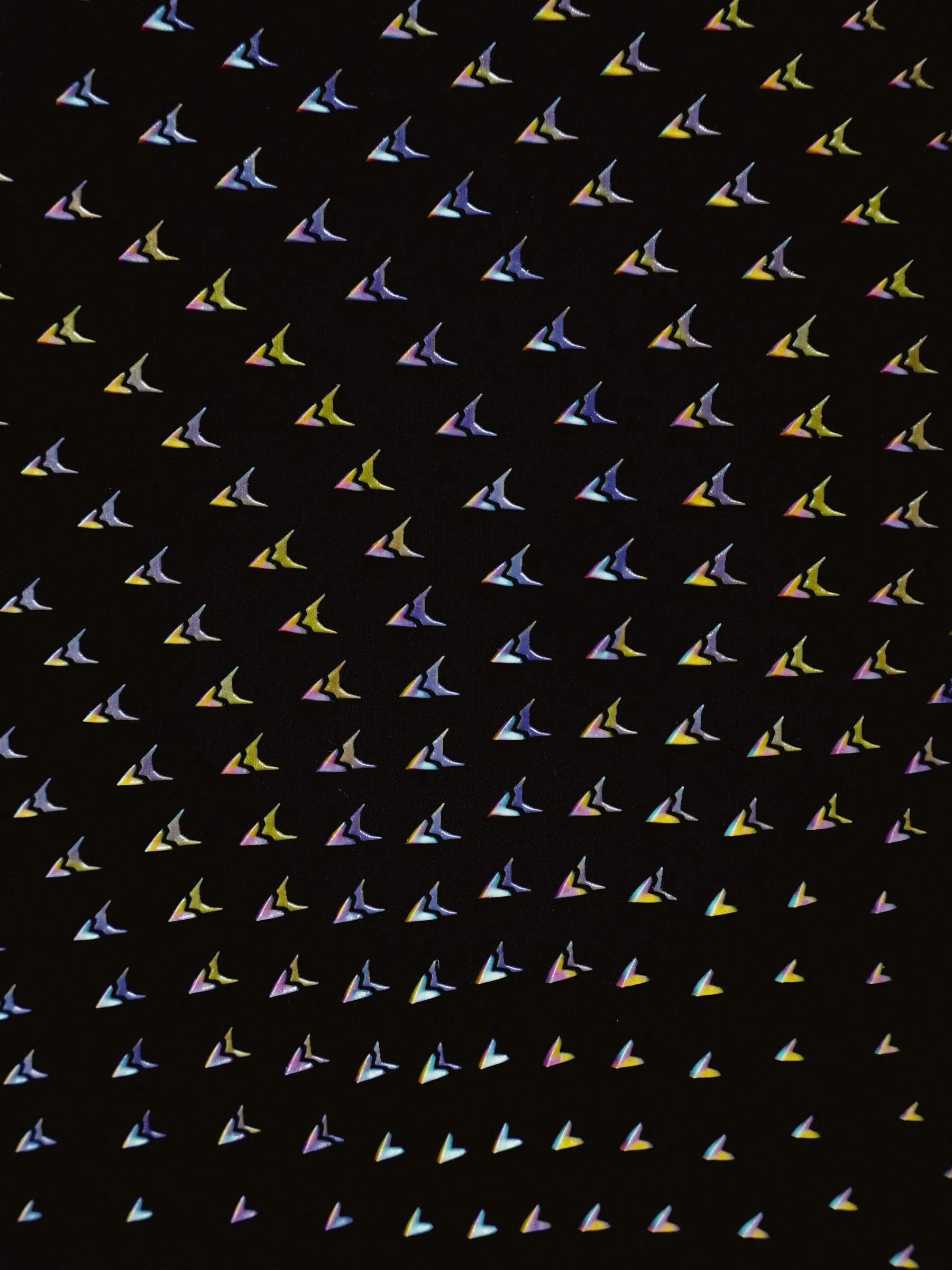 De 3D-geprinte 'vortex generators' op Hodgkinsons pak