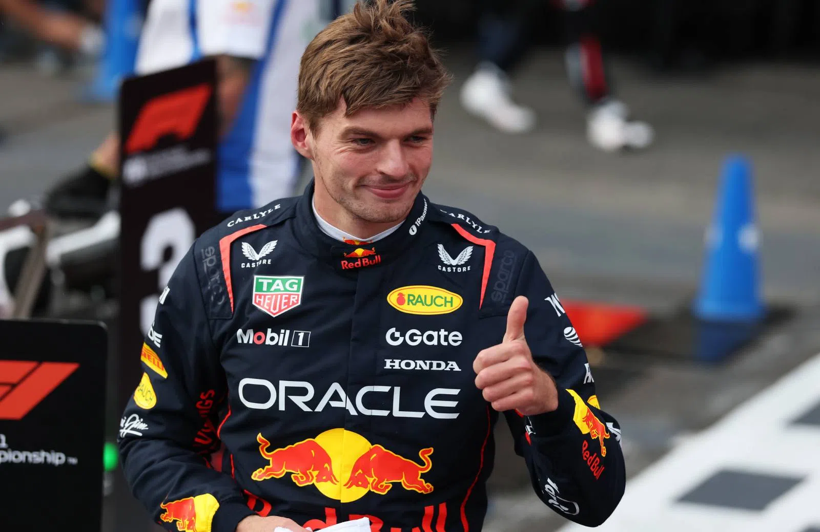 Bakoe 2025 duim verstappen