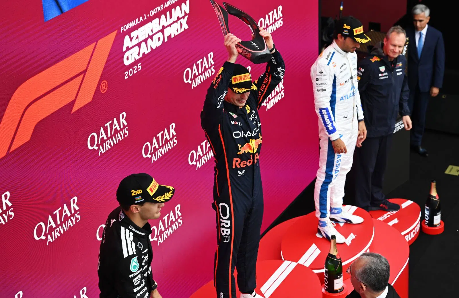 GP Bakoe 2025 podium
