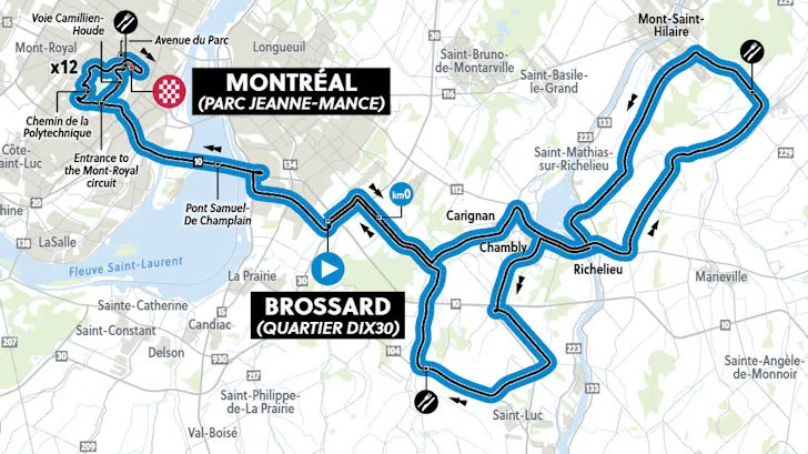 Route WK 2026 Mannen Montréal