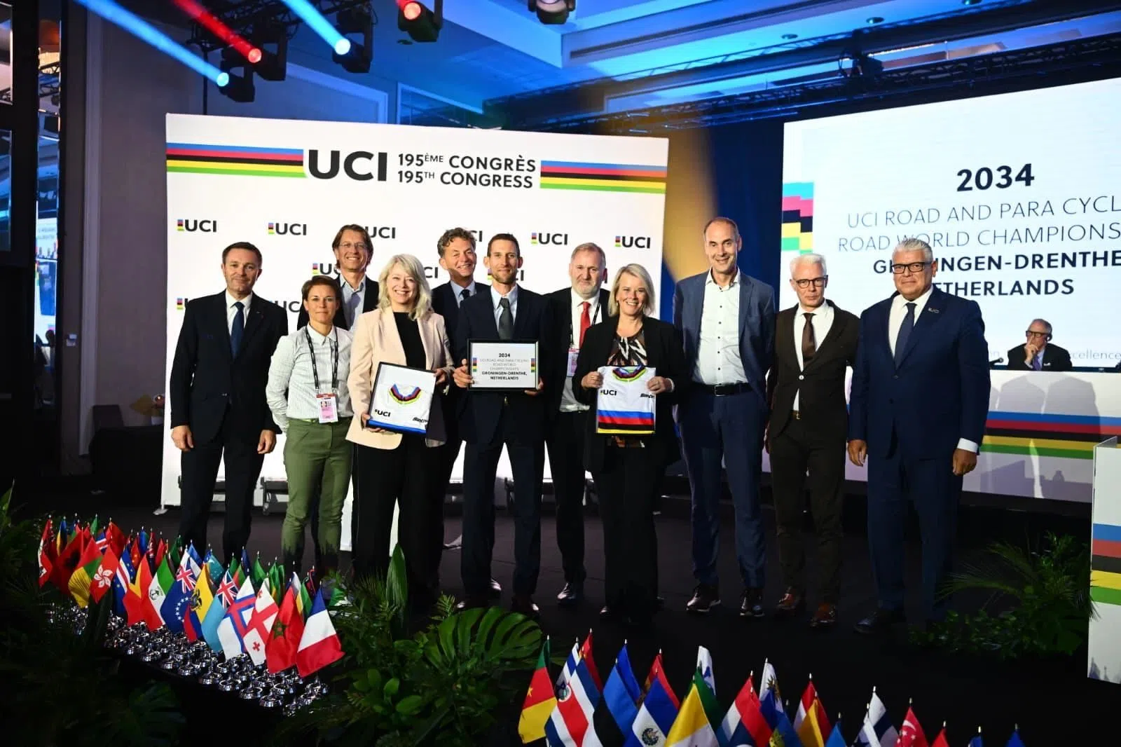 De bekendmaking bij de UCI-bijeenkomst in Montreal