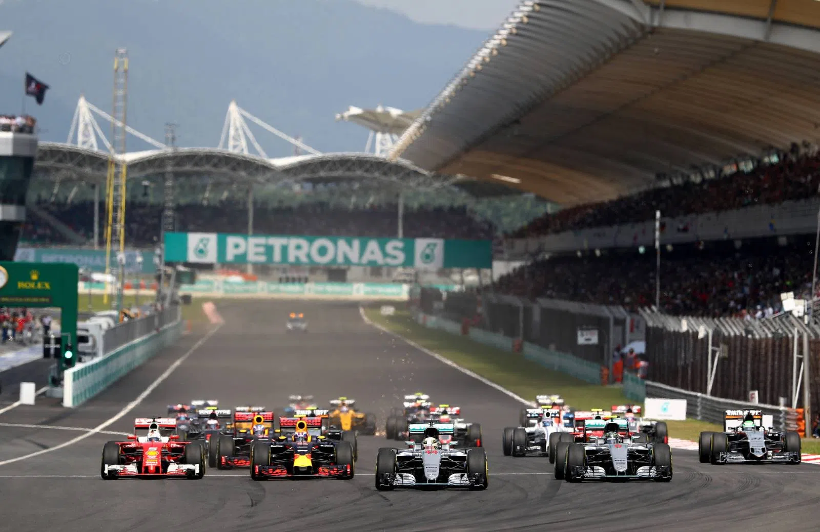 F1 maleisie start