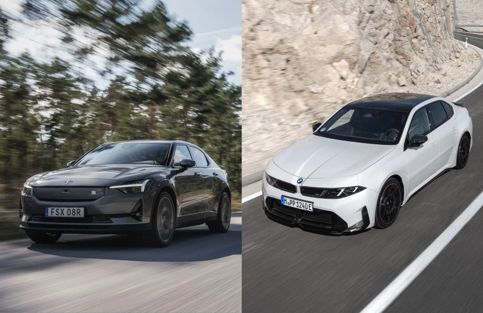 Polestar 2 en BMW i3