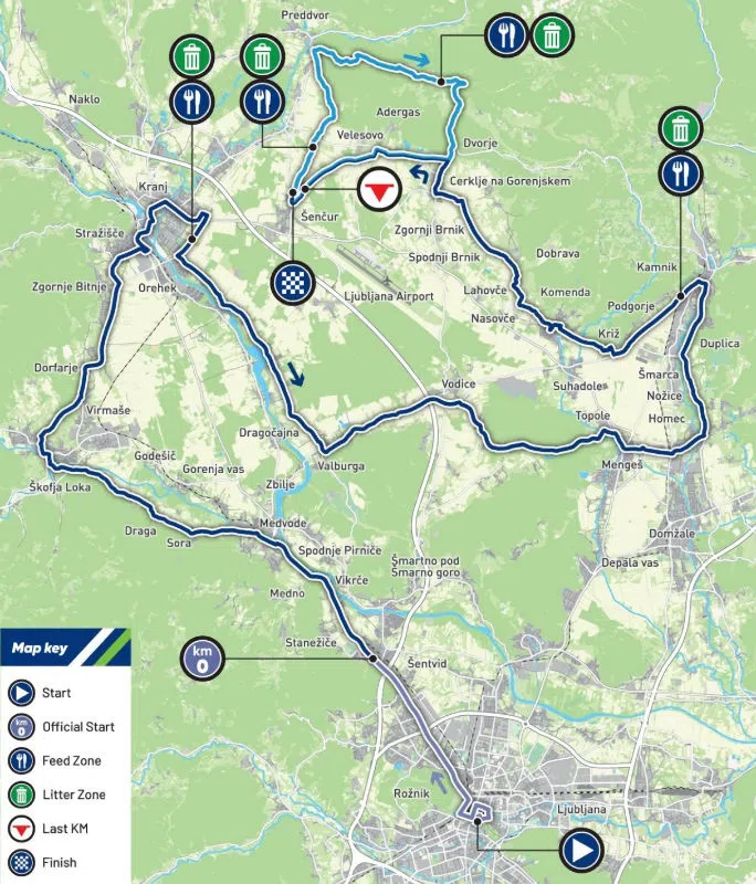 Route wegrace mannen