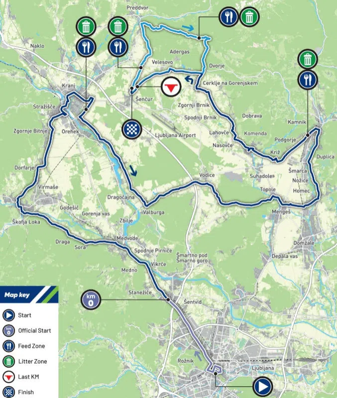 Route wegrace vrouwen