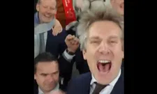 Thumbnail for article: Van der Sar viert uitzinnig feest met onbewogen Overmars: 'WHAAAAAAAA"