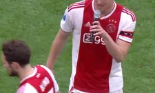 Thumbnail for article: De Ligt grijpt microfoon in Arena: 'Nog één wedstrijd, maar we hebben 'm al!'