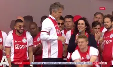 Thumbnail for article: Bodyguards De Ligt en Van der Sar redden Halsema van bierdouche