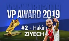 Thumbnail for article: VP Award 2019: publieksfavoriet Ziyech beloond met tweede plek