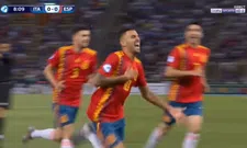 Thumbnail for article: Wat een pareltje: Ceballos jaagt bal feilloos in de kruising tegen Italië