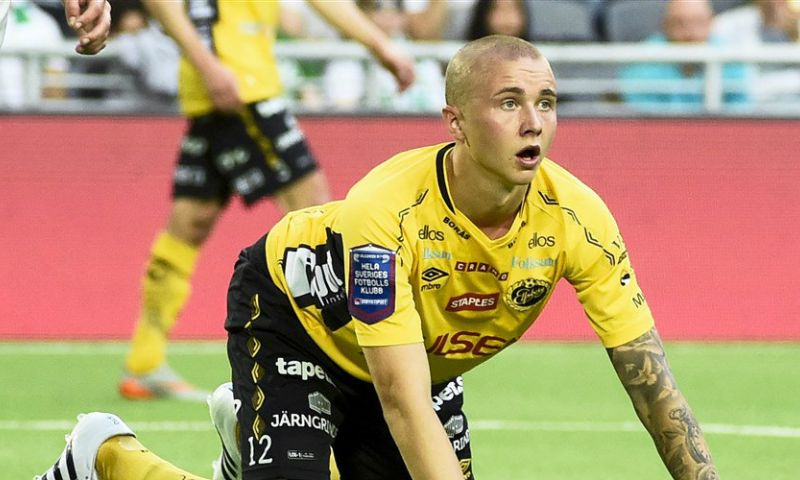 Holmén in het shirt van Elfsborg