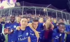 Thumbnail for article: Spelers en fans van Gent bouwen een feestje in Kroatië 